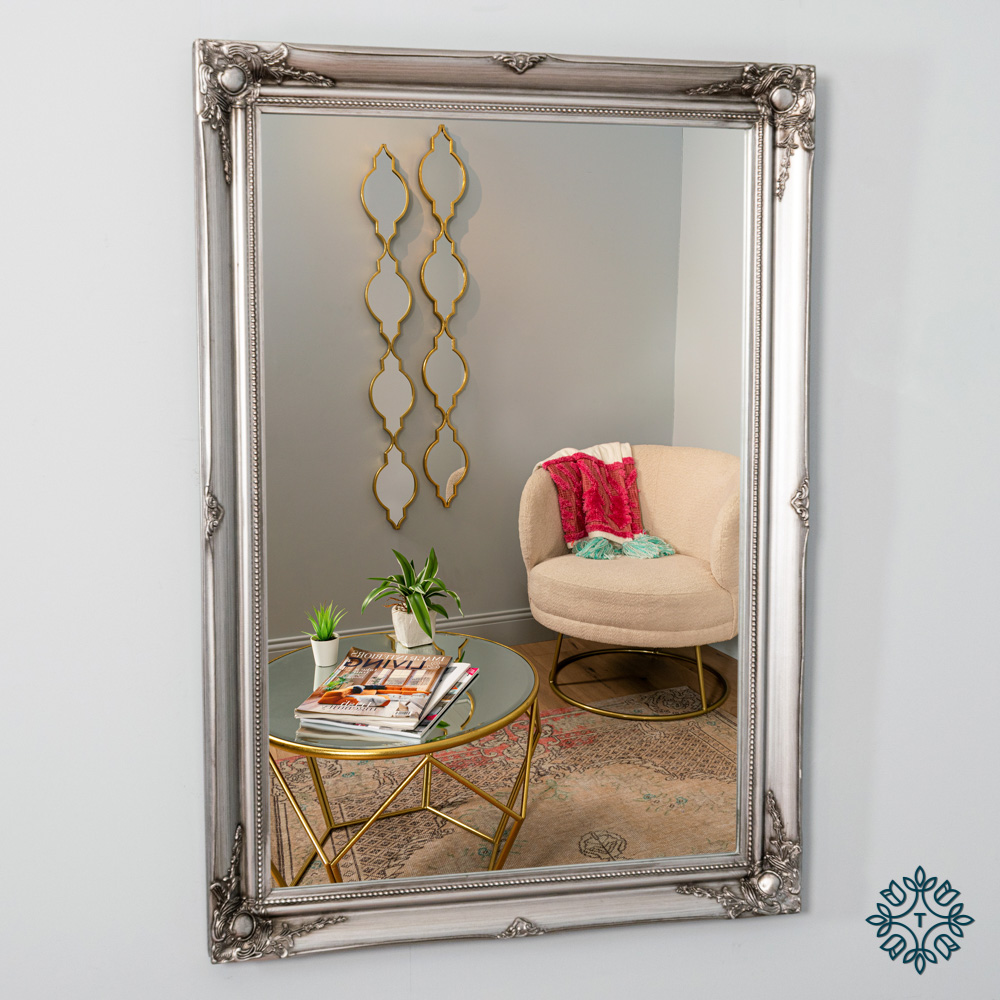 Lyon mirror 60x90cm silver