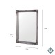 Lyon mirror 60x90cm silver