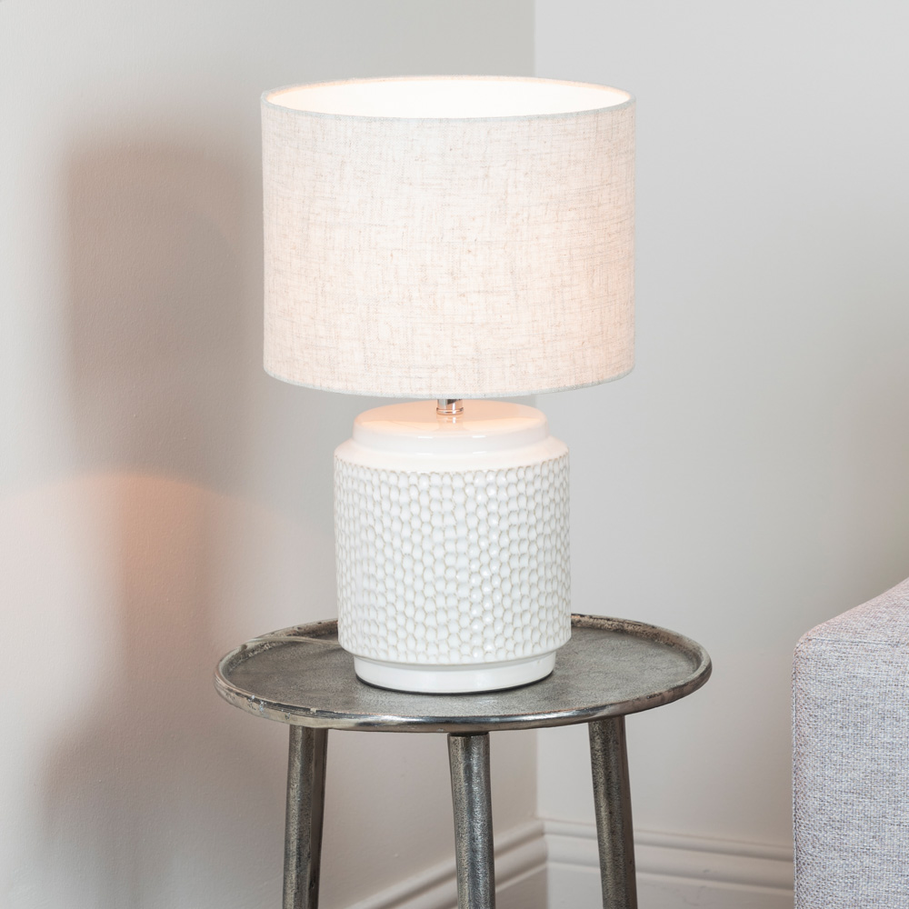 Hazel table lamp cream 44cm