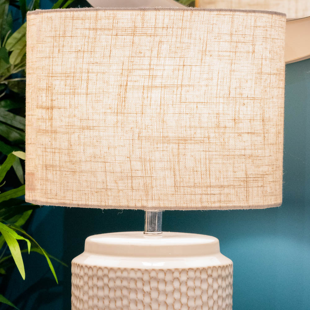 Hazel table lamp cream 44cm