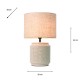 Hazel table lamp cream 44cm