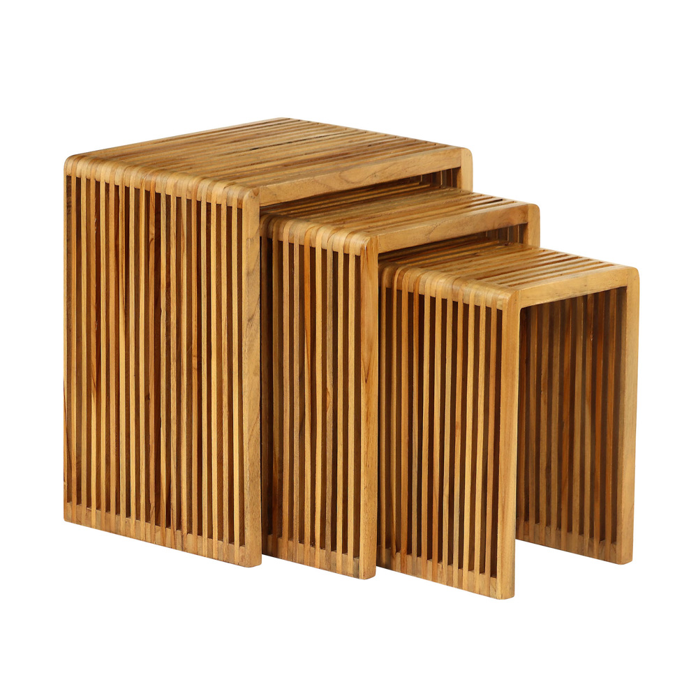 Bari s/3 nesting tables teak