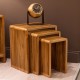 Bari s/3 nesting tables teak