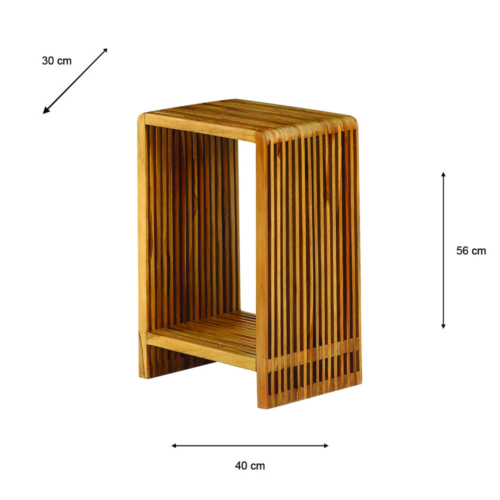 Bari side table teak