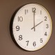 Baker and brown station clock white 50cm