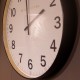 Baker and brown station clock white 50cm