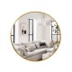 Modena round wall mirror gold 60cm