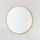 Modena round wall mirror gold 60cm