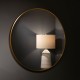 Modena round wall mirror gold 90cm