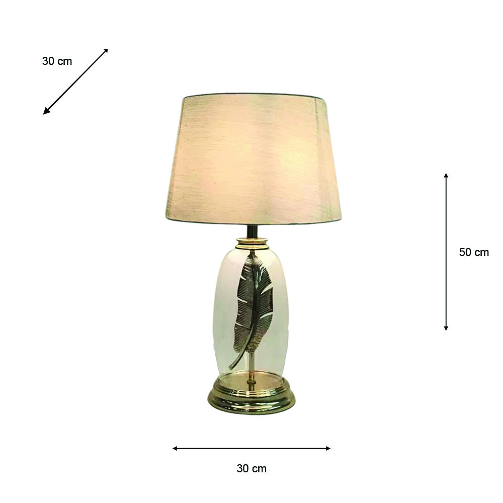 Sora feather table lamp 50cm