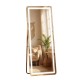 Modena led cheval mirror gold 160 x 50cm