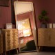 Modena led cheval mirror gold 170 x 70cm