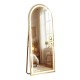 Modena led cheval arch mirror white 160 x 50cm