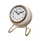 Daniel and ashley retro mantel clock enamel ivory