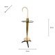 Anya umbrella stand 93cm antique brass/black
