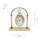 Edward and florence hanging clock gold
