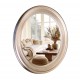 Macy round mirror champagne 90cm