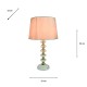 Bailey table lamp gold 50cm