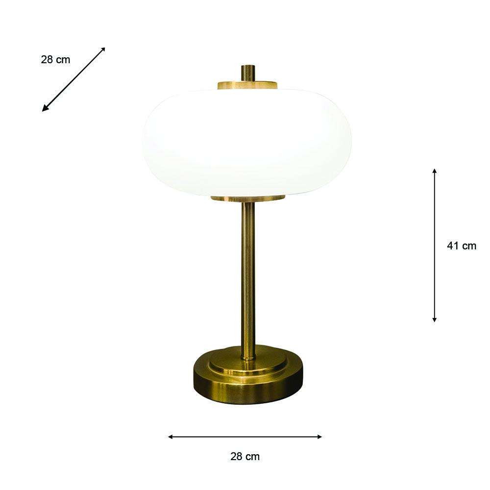 Marcella usb rechargeable table lamp 50cm 