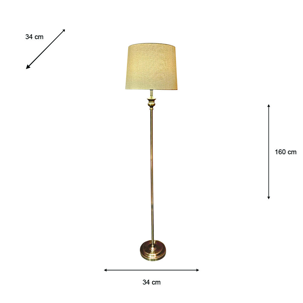 Dani floor lamp gold 160cm