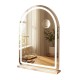 Hollywood arch vanity mirror white 70 x 50cm