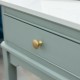 Monroe coffee table with marble top sage 