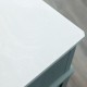 Monroe coffee table with marble top sage 