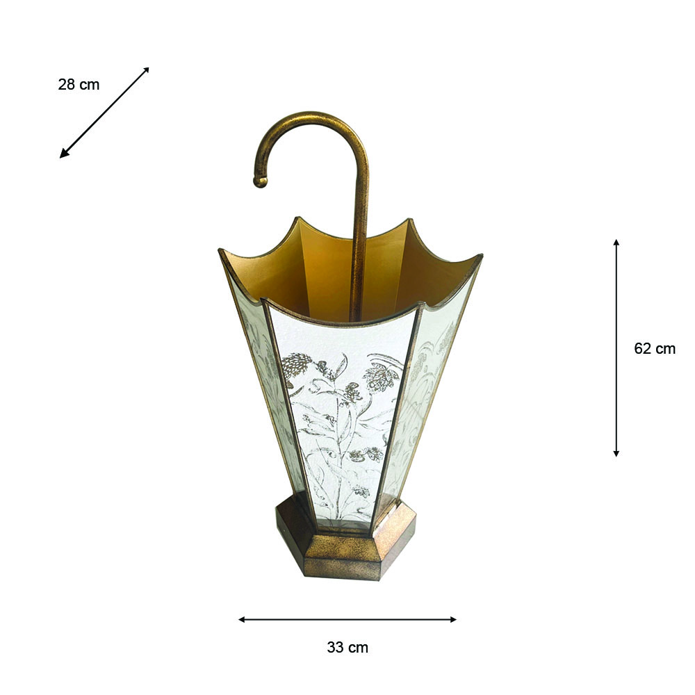 Vela umbrella stand gold