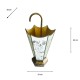 Vela umbrella stand gold