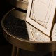 Lyra s/2 side tables champagne