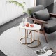 Vienna s/2 marble side tables