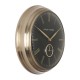 Baker and brown clock black/brass 49cm 