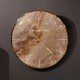 Baker and brown clock oyster bronze 53cm