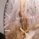 Baker and brown clock oyster bronze 53cm