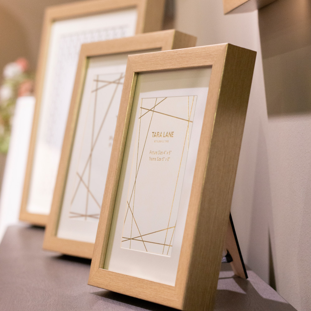 Gallery photo frame 4 x 6 champagne