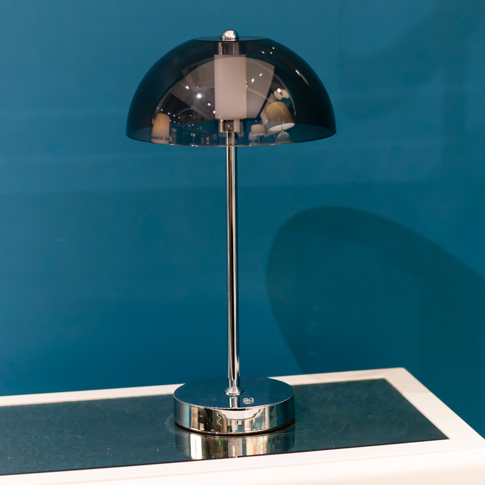 Jada usb rechargeable lamp silver