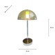 Jada usb rechargeable lamp silver