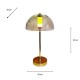 Jada usb rechargeable lamp gold