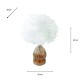 Raya led base feather lamp white 40cm