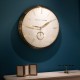 Baker and brown clock white/brass 72cm 