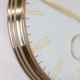 Baker and brown clock white/brass 72cm 