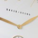 Baker and brown clock white/brass 72cm 