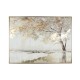 Framed canvas gilded oak 120 x 90cm