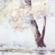 Framed canvas gilded oak 120 x 90cm