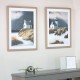 Framed canvas beyond the dunes 60 x 75cm 2 asst