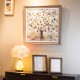 Framed print 3d watch tree 60 x 60cm