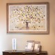 Framed print 3d watch tree 115 x 83 cm