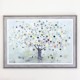 Framed print 3d watch tree 115 x 83 cm