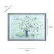 Framed print 3d watch tree 115 x 83 cm