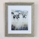 Framed print curious chatter 58 x 50 cm 2 asst